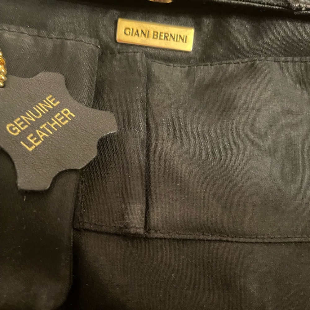 Giani Bernini Patchwork Vintage Black Leather Sho… - image 8